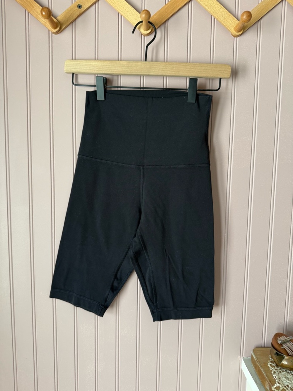 lululemon athletica Black High-Waist Bike Shorts